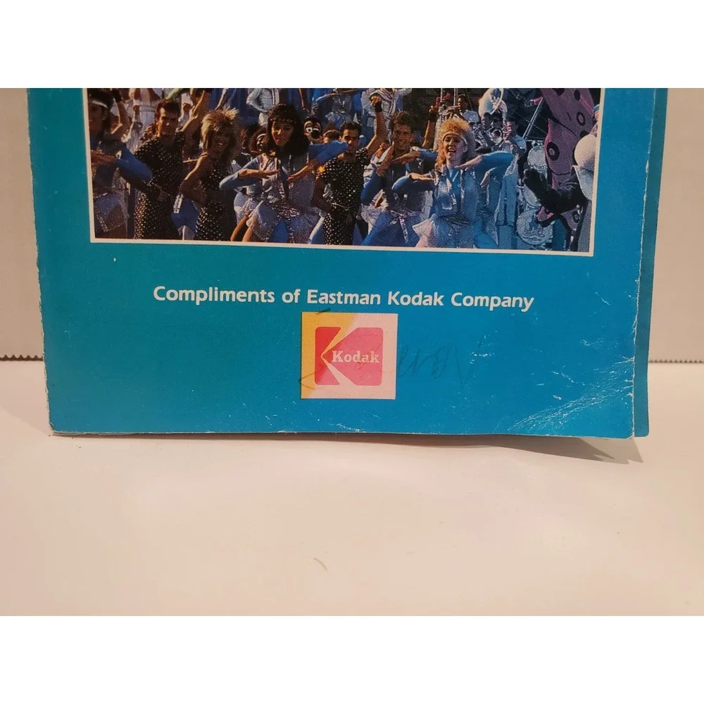 1987 Disney World Epcot Center Guide Book Signed By Mickey Mouse